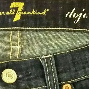 7 for all mankind womens 27 dojo flared jeans